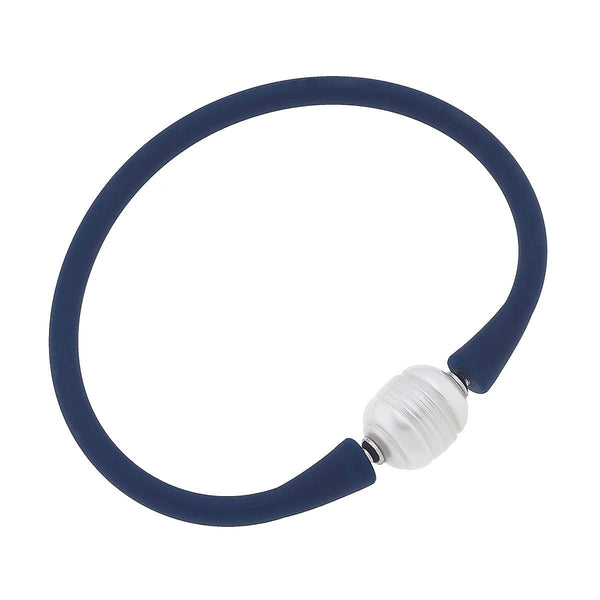 Bali Freshwater Pearl Silicone Children's Bracelet