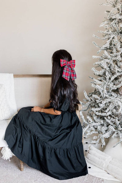 Tartan Lucy Bow Barrette