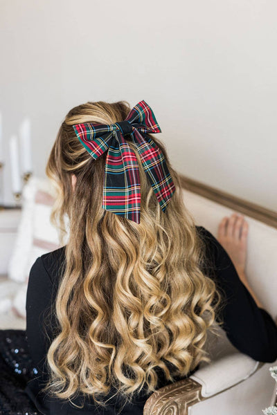 Tartan Lucy Bow Barrette