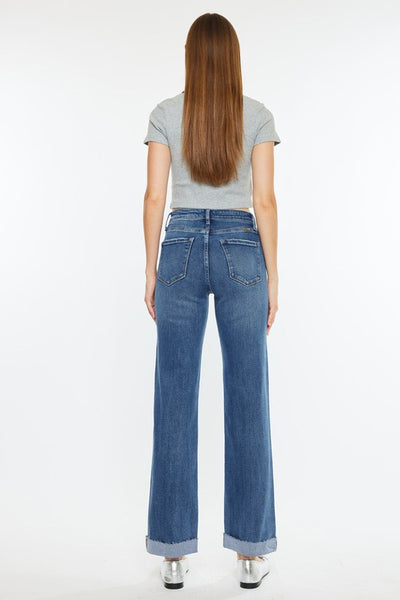 High Rise True Straight Jean