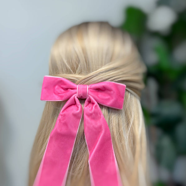 Simply Velvet Bow Hair Clip