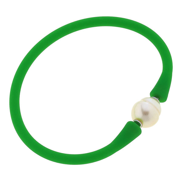 Bali Freshwater Pearl Silicone Children's Bracelet
