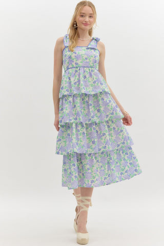 Floral Tiered Dress