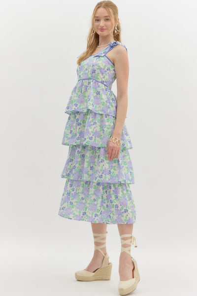 Floral Tiered Dress