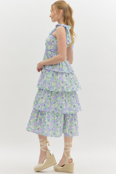 Floral Tiered Dress