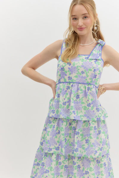 Floral Tiered Dress