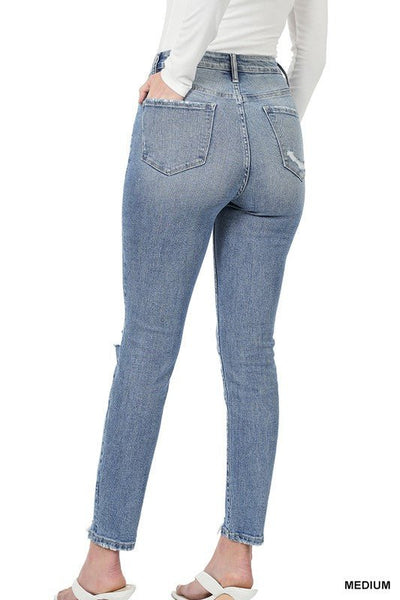 Distressed Skinny Jeans - Striped Pineapple Boutique