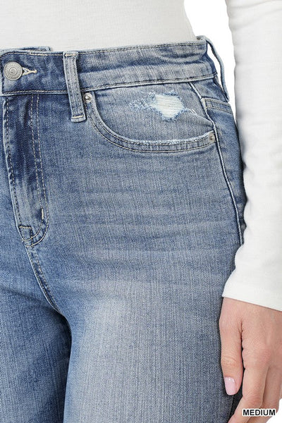 Distressed Skinny Jeans - Striped Pineapple Boutique