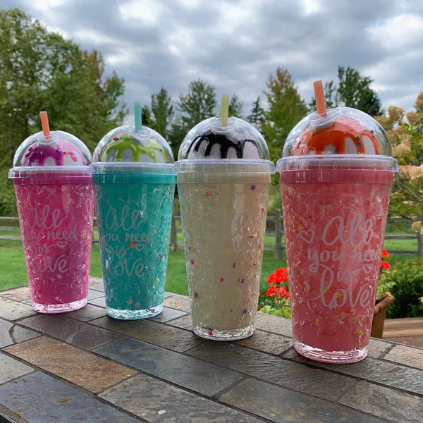Frosty Tumbler - Striped Pineapple Boutique