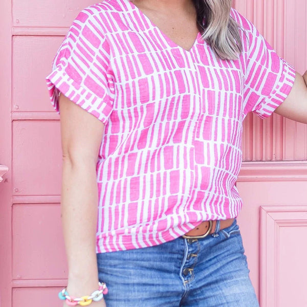 Harper Top - Striped Pineapple Boutique by Kelly