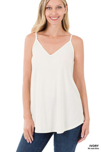 Spaghetti Cami - Striped Pineapple Boutique by Kelly