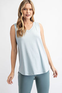 V Neck Sleeveless Top - Striped Pineapple Boutique