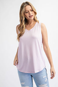 V Neck Sleeveless Top - Striped Pineapple Boutique